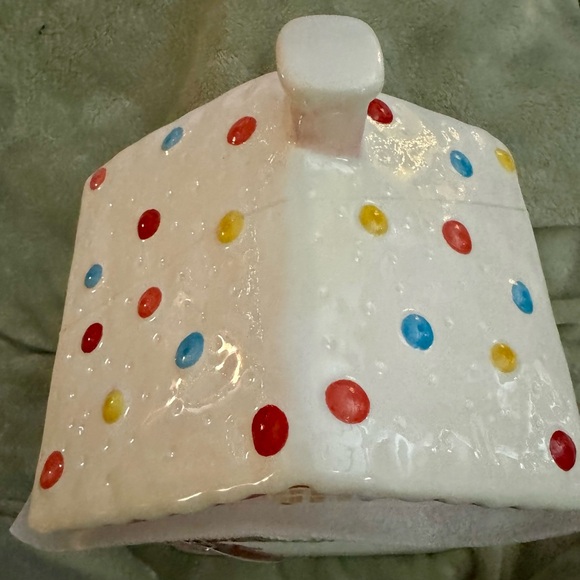 12 STRAWBERRY ST. CHRISTMAS HOLIDAY GINGERBREAD CANDY HOUSE COOKIE JAR/CANISTER - Picture 5 of 14